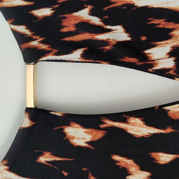 Calvin Klein leopard print dress sleeveless sheath dress animal print - Picture 4 of 12